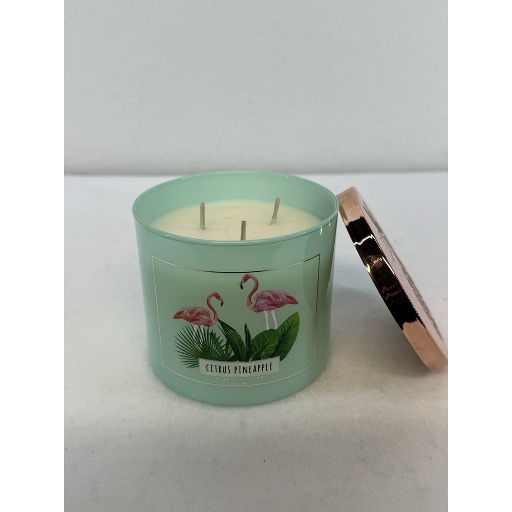 Everyday Luxe Citrus Pineapple 3‎ Wick 14.5oz Candle